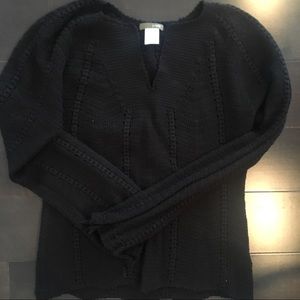 Jcrew knit sweater with awesome detailing!